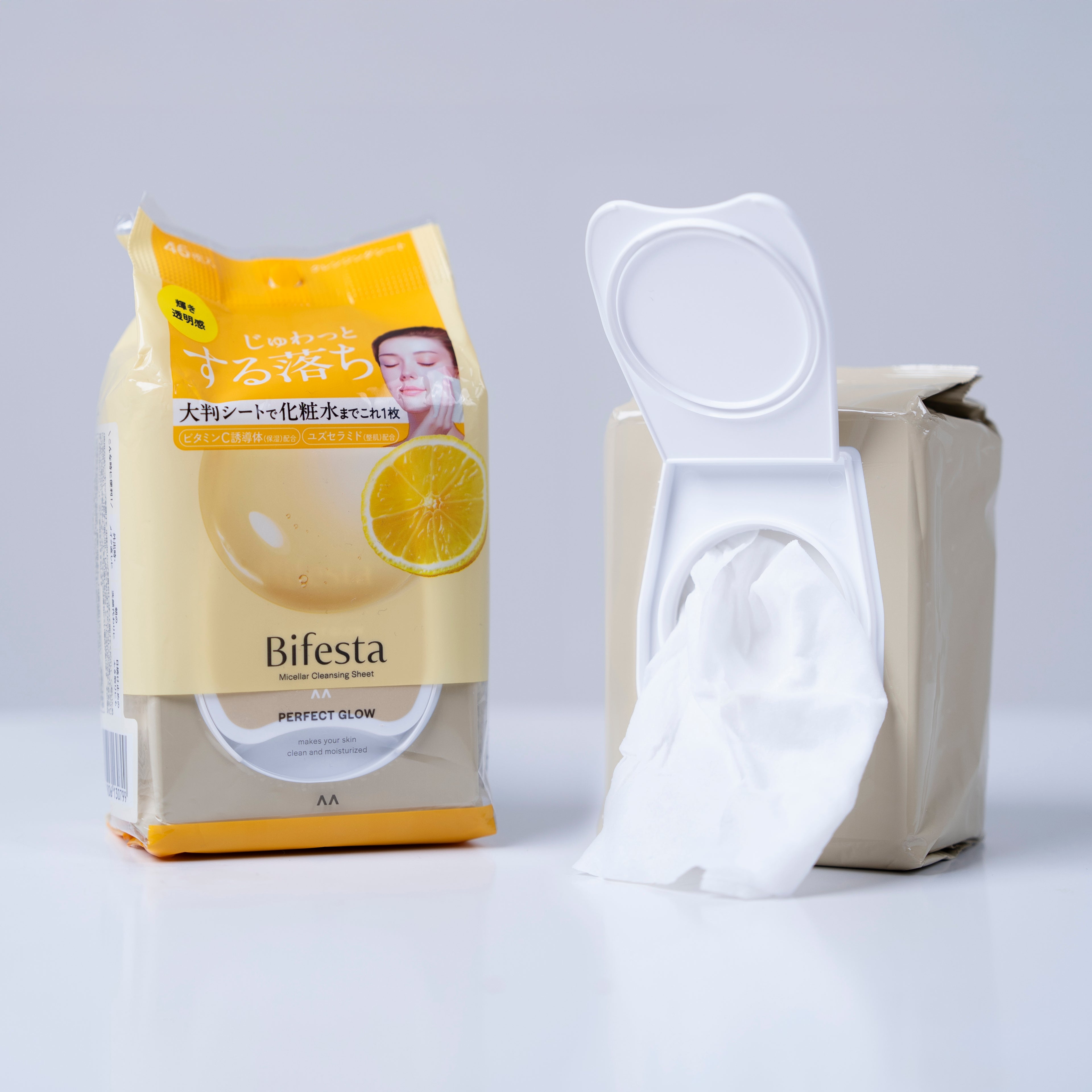 Bifesta Micellar Cleansing Sheet Perfect Glow - Vitamin C