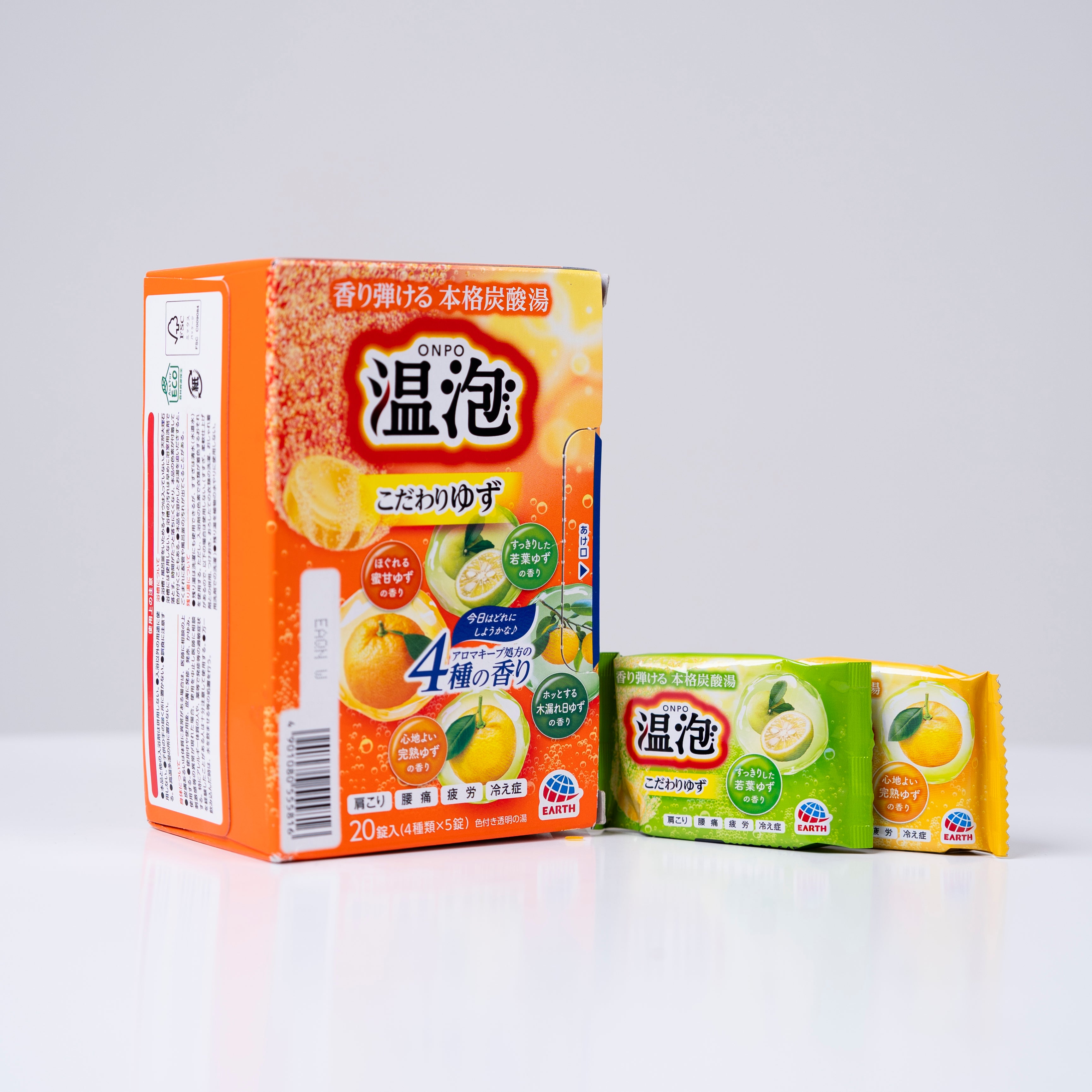 ONPO Yuzu Bath Tablets - 1 st (4 dofter)